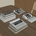 Modern Book Book Ornaments 3d model