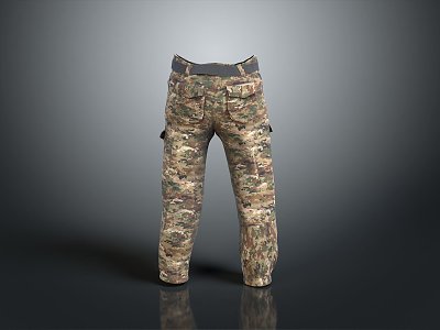 Trousers Men's Pants Women's Pants Clothes Realistic 3d model