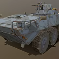 Tactical Armored Functional Vehicle With Wheeled Design Mounted Weapon System And Armor Plating