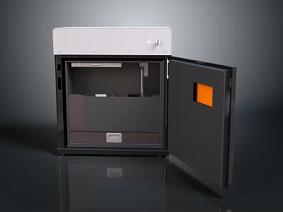 Office Appliance Secure Safe Box With Modern Design For Office Storage Use 3d model