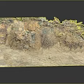 3D Terrain Model Showcasing Detailed Topographic Features And Varied Landscape Textures