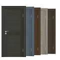 Stylish Modern Flush Doors In Multiple Colors For Home Interior Design 3d model