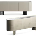 Modern Entryway Console And Side Cabinet With Sleek Design Metal Legs And Smooth Surface