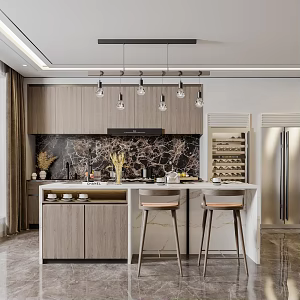 Modern Restaurant 3d model