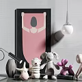 Tech Exhibition Hall Showcasing Modern Artworks Smart Stuffed Toys And Intelligent Lighting