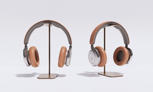 Modern headphones 3d model