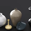 Decorative Floral Vases With Various Colors And Shapes For Home Decor