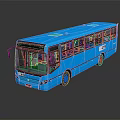 modern bus shelter bus kiosk bus kiosk bus kiosk 3d model
