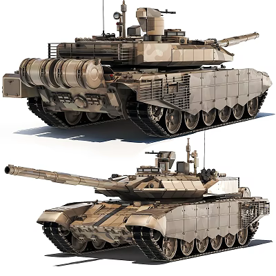 Military Tank Side And Front View With Armor Tracks And Cannon Details 3d model Military Tank Side And Front View With Armor Tracks And Cannon Details 3d model