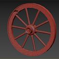 Modern Wheels Wheels Carriage Wheels 3d model