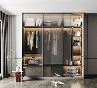 Modern wardrobe 3d model