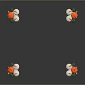 Industrial Mechanical Components With White Orange Green Cylindrical Bodies And Silver Bases On Shiny Surface