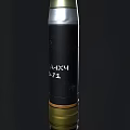 Realistic Bullet Modern Realistic Weapon Bullet Ammunition Warhead 3d model