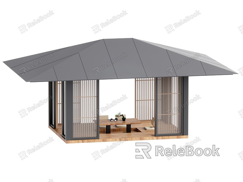 New Chinese Style Pavilion model