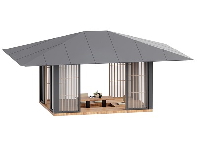 New Chinese Style Pavilion 3d model