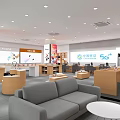 China Mobile 5G Huawei Digital Store Front With Product Display Area