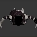 Modern Robot Warrior Mechanical Combat Police Mechanical Armor 3d model