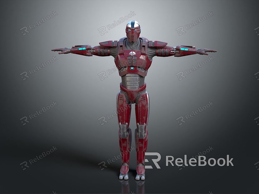 Iron Man Mech Warrior Machine Battlearm Mechanical Battlearm Machine Warrior Fighting Robot Games Robot model