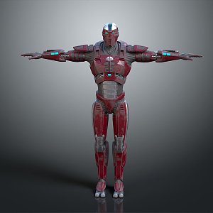 Iron Man Mech Warrior Machine Battlearm Mechanical Battlearm Machine Warrior Fighting Robot Games Robot 3d model