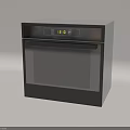 Sleek Built in Kitchen Appliance With Transparent Door And Modern Stainless Steel Design