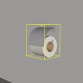 Bathroom Accessories Stainless Steel Wall Mounted Toilet Paper Holder With Roll