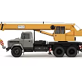 Crane Vehicle Motor Vehicle Function Vehicle Crane Machinery 3d model