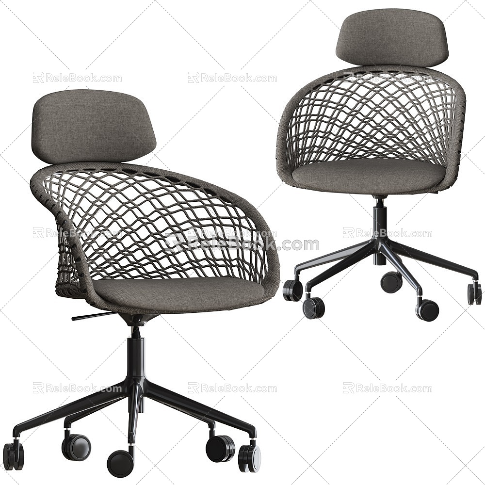 Modern Mesh Office Chair 3d model