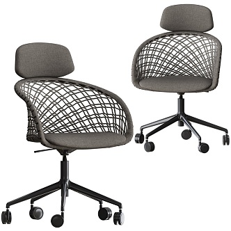 Modern Mesh Office Chair 3d model