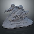 Turret Turntable Railgun Sci-fi Tower Defense Game Tower Defense Sci-fi Turret Game Turret Game Battery 3d model