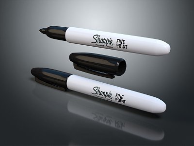 Modern Pen School Supplies Writing Tools Stationery 3d model