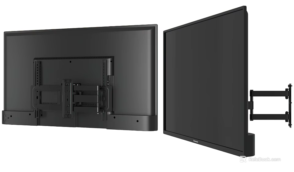TV With Mounting Bracket For Easy Installation 3d model 