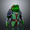 Frog Poison Frog Game Frog Reptile Cold Blooded Animal Reptile 3d model