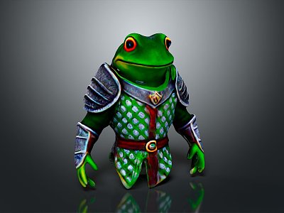 Frog Poison Frog Game Frog Reptile Cold Blooded Animal Reptile 3d model