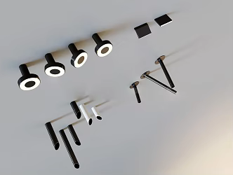 Lighting lamp fill light spotlight downlight 3d model