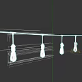 Outdoor String Lights with Hanging Vintage Bulbs for Garden Patio Decoration