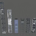 Collection Of Various Elevator Designs Featuring Transparent Glass And Modern Shapes