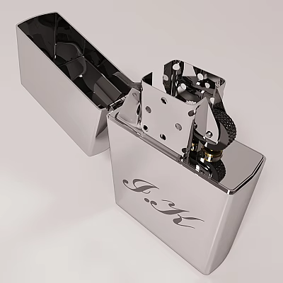 Modern Lighter 3d model Modern Lighter 3d model