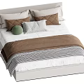 Double bed 3d model