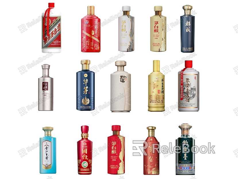 Wuliangye Liquor Bottle Liquor Liquor Bottle Liquor Jar Liquor Liquor Maotai Luzhou Laojiao High-grade Liquor model