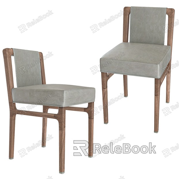 Chair Seat Leisure Chair Single Chair Dining Chair model