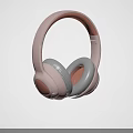 Pink Over Ear Headphones With Soft Ear Cushions And Adjustable Headband