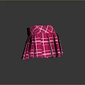 Fashionable Pink Plaid Pleated Skirt With Classic Check Pattern For Women