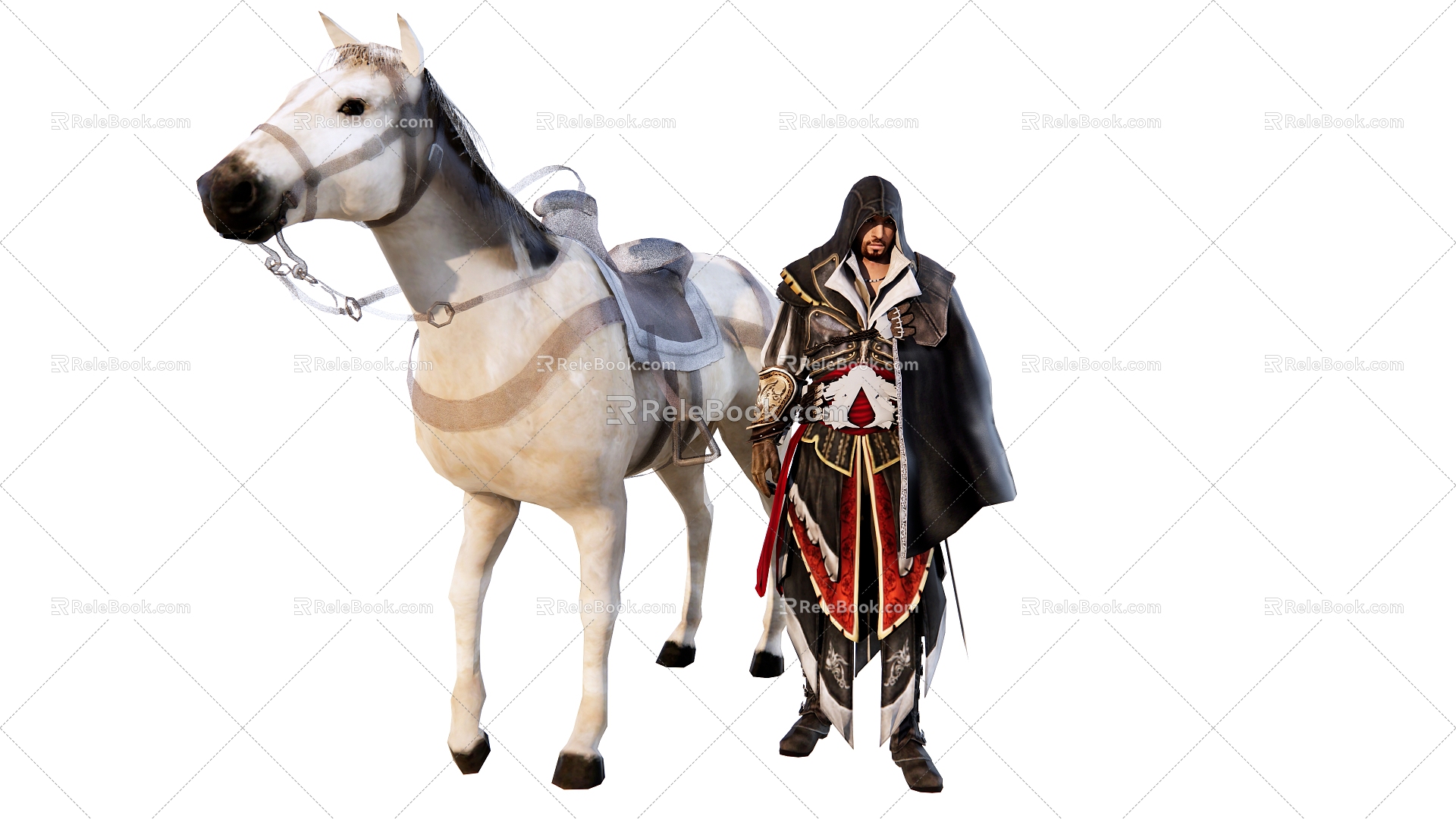 Modern Game Character Assassin's Creed Heroes 3d model