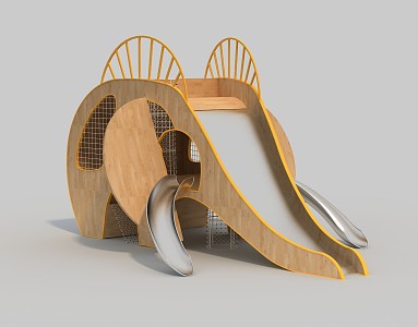 Modern Elephant Slide 3d model