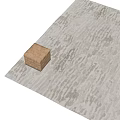 Light Brown Textured Square Carpet with Soft Surface and Modern Design 3d model