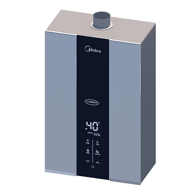 Midea Kitchen Appliance With Digital Temperature Display And Control Panel 3d model