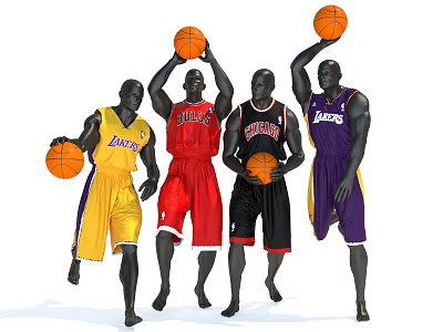 Style commercial equipment model clothing clothing basketball uniform player 3d model