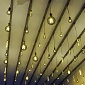 Chandelier hanging lamp indoor lamp bulb star lamp atmosphere lamp color LED lamp landscape lamp breathing lamp 3d model