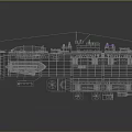 3D Rendered Military Submarine Model With Detailed Hull And Armament Systems