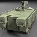 armored vehicle personnel carrier wheeled armored vehicle 3d model